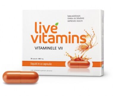 Vitaslim Life Vitamins Vitaminele Vii Capsule, Capsule, 30buc