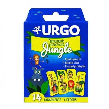 Urgo Jungle Plasturi Pentru Copii, Plasturi, 14buc