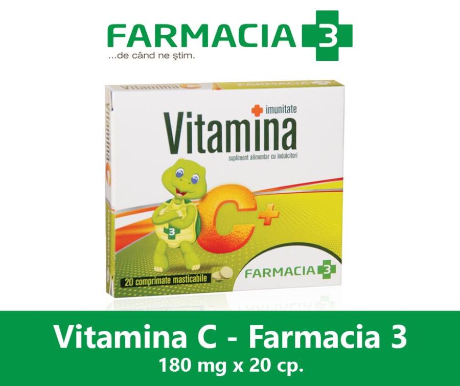 Vitamina C 180mg Comprimate, Comprimate, 20buc