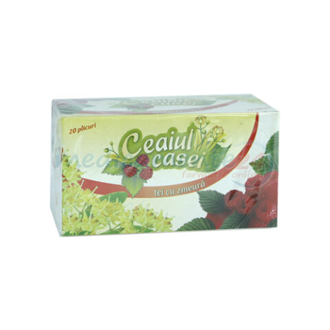 FARES Ceai Tei cu Zmeura, Pliculete, 20buc-0