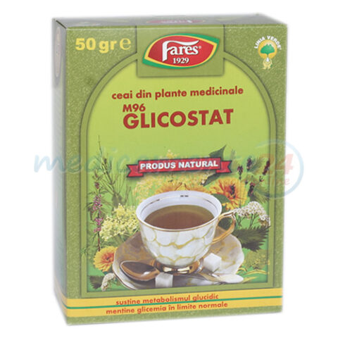 FARES Glicostat Ceai pt. Diabet, Punga, 50g-0