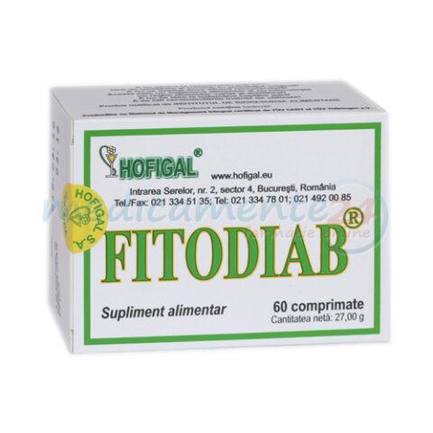 Fitodiab Comprimate, Comprimate, 60buc.-0 Fitodiab Comprimate, Comprimate, 60buc.-0