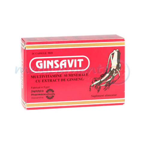 Ginsavit Capsule, Capsule, 24buc-0