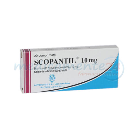 Scopantil 10mg Comprimate, Comprimate, 20buc-0 Scopantil 10mg Comprimate, Comprimate, 20buc-0