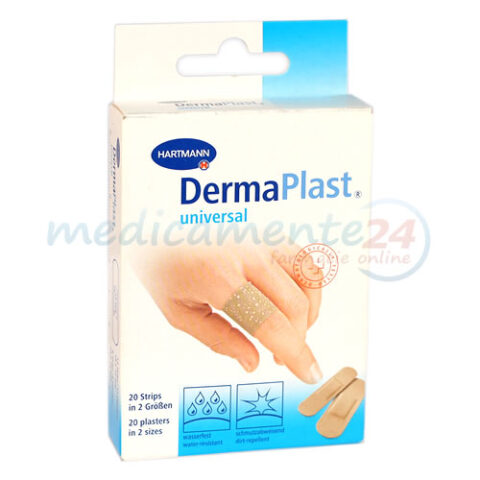 Hartman Dermaplast Universal 2 Marimi Rezistent la Apa, Plasture, 20buc-0