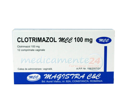 Clotrimazol 100mg Comprimate Vaginale, Comprimate Vaginale, 12buc-0 Clotrimazol 100mg Comprimate Vaginale, Comprimate Vaginale, 12buc-0