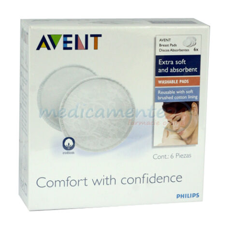 AVENT Tampoane Refolosibile Pentru San Cu Saculet Spalare, Tampoane, 6buc-0 AVENT Tampoane Refolosibile Pentru San Cu Saculet Spalare, Tampoane, 6buc-0