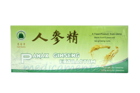 Panax Ginseng Extractum Fiole 10ml, Fiole, 10buc-0