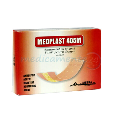 Medplast 405M Pansament Banda 40cm x 5cm, Pansament, 1buc-0