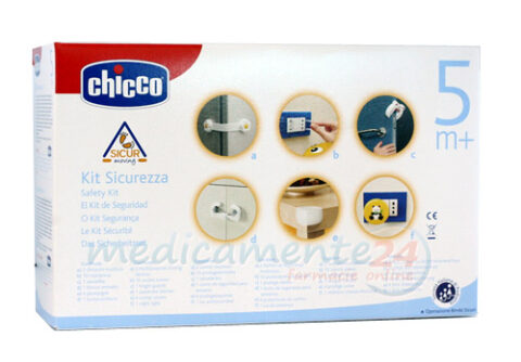Chicco Kit De Siguranta Pentru Priza Usa Dulap Frigider Si Lampa Veghe +5 Luni, Kit, 1buc-0