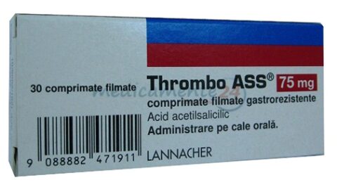 Thrombo Ass 75mg Capsule, Capsule, 30buc-0 Thrombo Ass 75mg Capsule, Capsule, 30buc-0