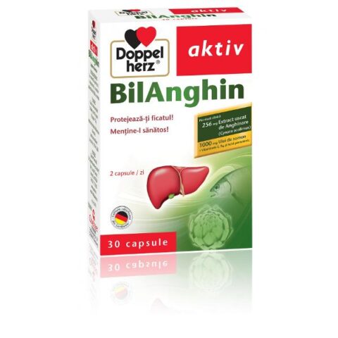 Doppelherz Aktiv BilAnghin Omega 3 + Anghinare Capsule, Capsule 30buc-0 Doppelherz Aktiv BilAnghin Omega 3 + Anghinare Capsule, Capsule 30buc-0