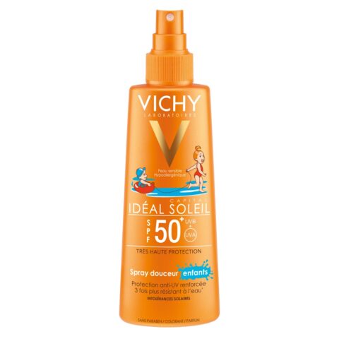 Vichy Ideal Soleil Spray Delicat Copii Extra Sensitive SPF 50+, Spray, 200ml-0 Vichy Ideal Soleil Spray Delicat Copii Extra Sensitive SPF 50+, Spray, 200ml-0