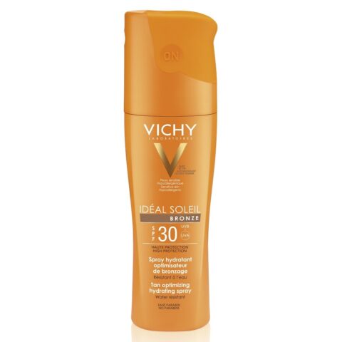 VICHY Ideal Soleil Spray Hidratant Intensificator de Bronz Corp SPF 30, Spray, 200ml-0 VICHY Ideal Soleil Spray Hidratant Intensificator de Bronz Corp SPF 30, Spray, 200ml-0