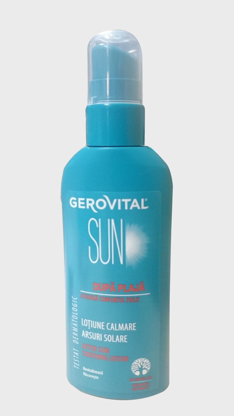 Gerovital Sun Lotiune Calmanta Arsuri Solare, Lotiune Arsuri Solare, 150ml-0