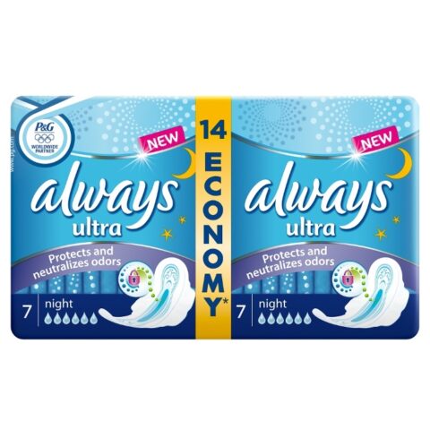 Always Duo Pack Ultra Night, Absorbante, 14buc-0 Always Duo Pack Ultra Night, Absorbante, 14buc-0