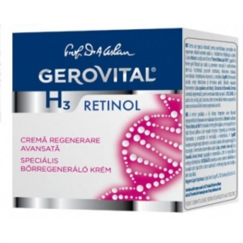 Gerovital H3 Retinol Crema Regenerare Avansata, Crema, 50ml-0
