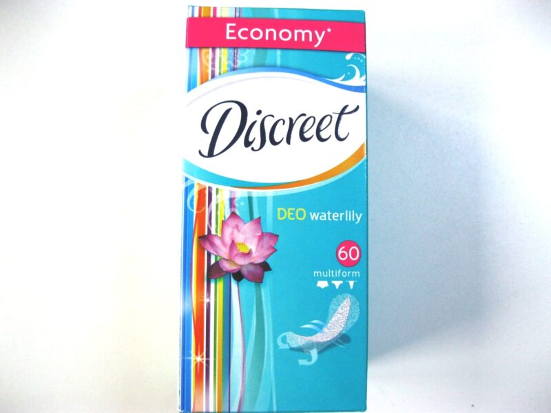 Alldays Discreet Trio Pack Deo Waterlilly Multiform, Absorbante Zilnice, 60buc-0