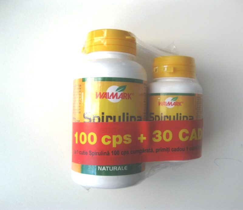 Spirulina 100 Capsule+ 30 Capsule Cadou-0