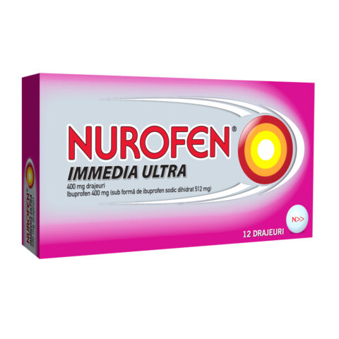 Nurofen Immedia Ultra Drajeuri, Drajeuri,12 Buc-0 Nurofen Immedia Ultra Drajeuri, Drajeuri,12 Buc-0