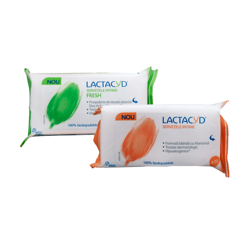 Lactacyd Servetele Intime, Servetele Intime, 15buc-0