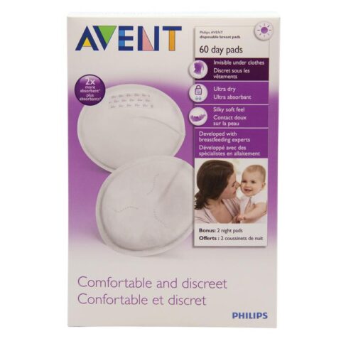 AVENT Tampoane De Zi Pentru San, Tampoane, 60 buc-0 AVENT Tampoane De Zi Pentru San, Tampoane, 60 buc-0
