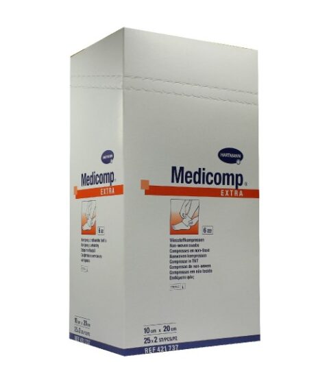 Hartman Medicomp Comprese Netesute Sterile 6 Straturi 10 x 20cm, Comprese Sterile, 50buc-0