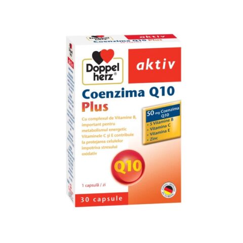 Doppelherz Aktiv Coenzima Q10 Plus 50mg Capsule, Capsule, 30buc-0 Doppelherz Aktiv Coenzima Q10 Plus 50mg Capsule, Capsule, 30buc-0