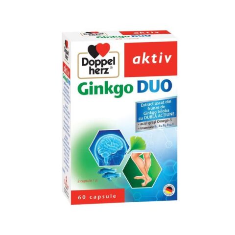 Doppelherz Ginkgo DUO Comprimate, Comprimate, 60buc-0