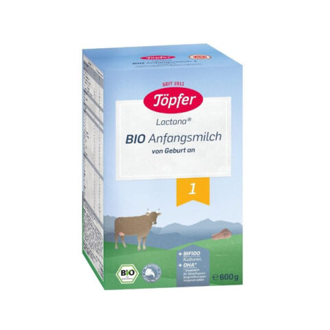 Topfer Bio 1 Lactana Lapte Praf, Lapte, 600g-0