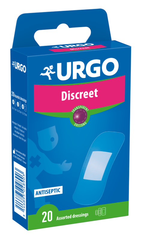 Urgo Discret Transparent, Plasturi, 20buc-0 Urgo Discret Transparent, Plasturi, 20buc-0