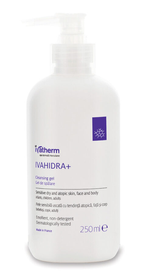 IVAHIDRA+ Gel de Spalare Piele Sensibila Uscata cu Tendinta Atopica, Gel, 250 ml-0