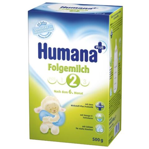 Humana 2 Prebiotik Lapte, Lapte Praf, 500g-0 Humana 2 Prebiotik Lapte, Lapte Praf, 500g-0
