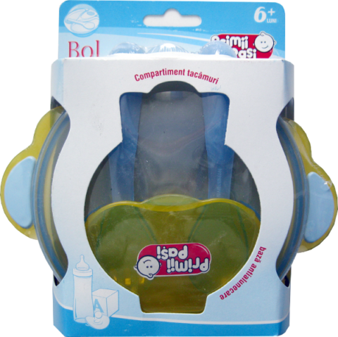 Primii Pasi Bol cu Tacamuri si Baza Antialunecare, Set Tacamuri, 1buc-0