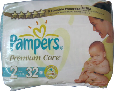 Pampers 2 Premium Care 3-6 kg, Scutece, 32 buc-0 Pampers 2 Premium Care 3-6 kg, Scutece, 32 buc-0