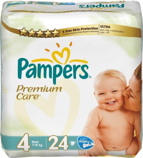 Pampers 4 Premium Care 7-14 kg, Scutece, 24 buc-0 Pampers 4 Premium Care 7-14 kg, Scutece, 24 buc-0