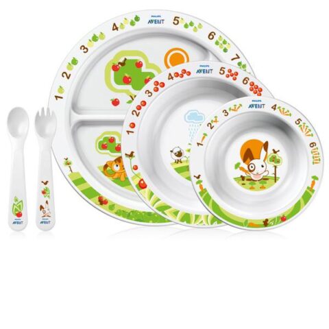AVENT Set pentru Masa, Tacamuri, 5buc-0 AVENT Set pentru Masa, Tacamuri, 5buc-0