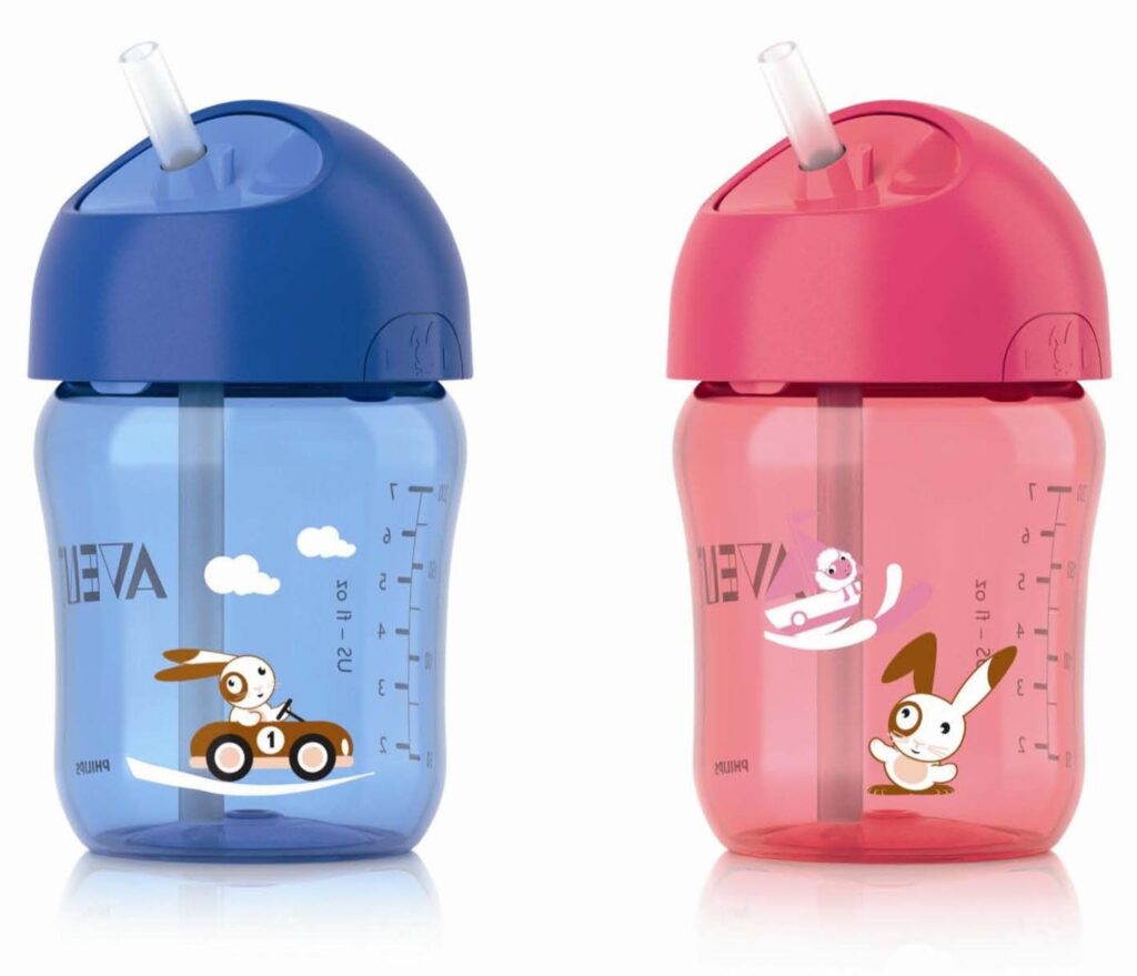 AVENT Cana cu Pai +12 luni 260ml, Cana Antiscurgere, 1buc-0