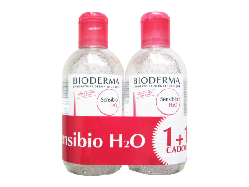Bioderma Sensibio H2O Solutie Micelara, Solutie Micelara, 500 ml + 500ml-3664