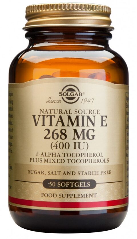 Vitamina E Solgar 400 UI, (268 mg), 50 buc -0 Vitamina E Solgar 400 UI, (268 mg), 50 buc -0