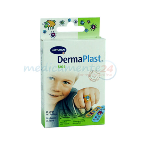 Dermaplast Kids Plasturi 10cm x 6cm, Plasturi 10 buc-0