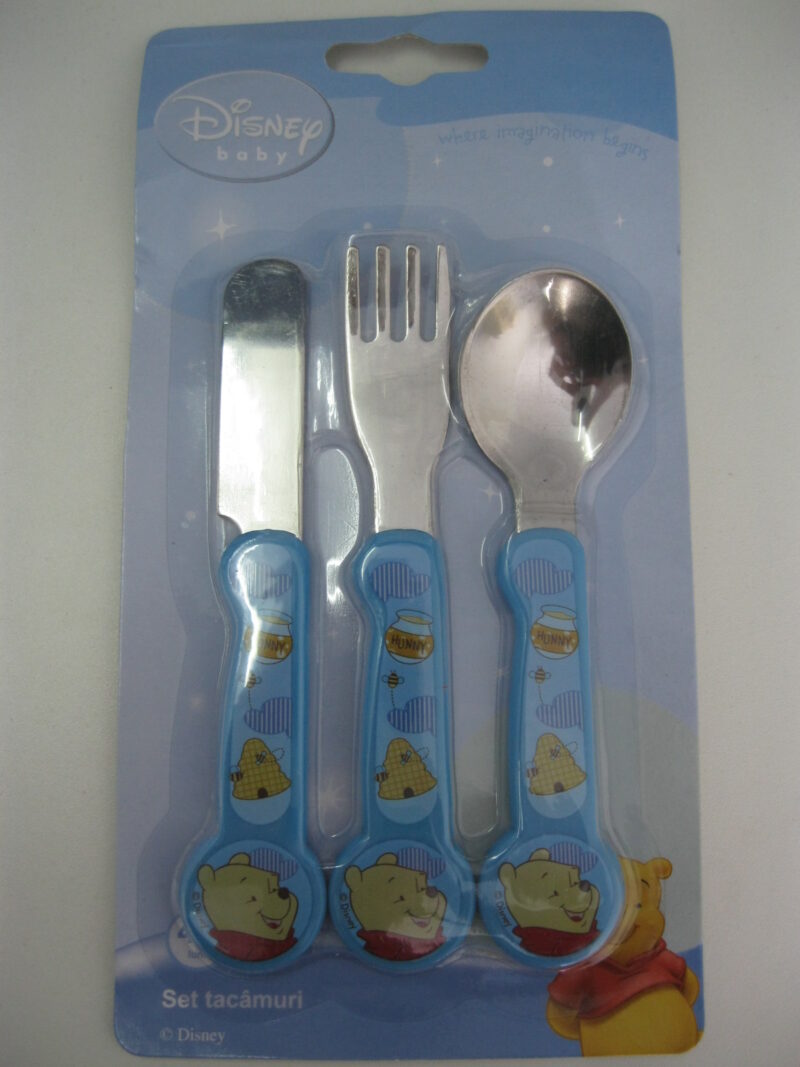 Primii Pasi Set Tacam Disney Inox Ling+Furc+Cutit, Set Tacamuri, 1buc-0