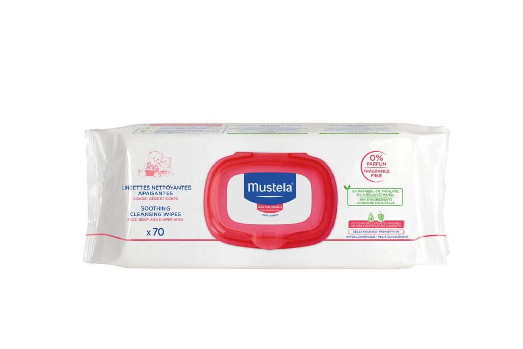 Mustela Servetele Curatatoare Dermo-Calmante Pentru Piele Sensibila, Servetele, 70buc-0