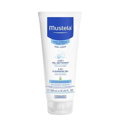 Mustela 2 în 1 Gel De Curatare Par Si Corp, Gel, 200ml -0