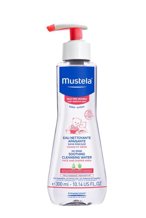 Mustela Apa Catifelanta Curatatoare Pentru Piele Sensibila Fara Clătire, Apa,300 ml-0
