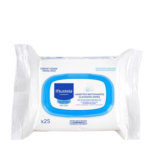 Mustela Servetele Umede Pentru Fata Si Corp, Servetele, 25 buc -0 Mustela Servetele Umede Pentru Fata Si Corp, Servetele, 25 buc -0