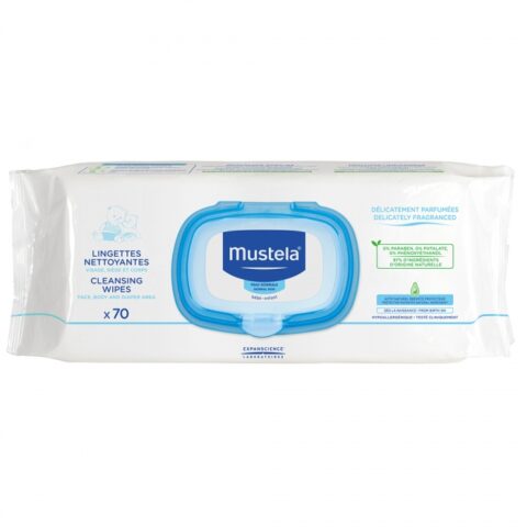 Mustela Servetele Curatatoare Si Calmante, Servetele Umede 70 buc -0