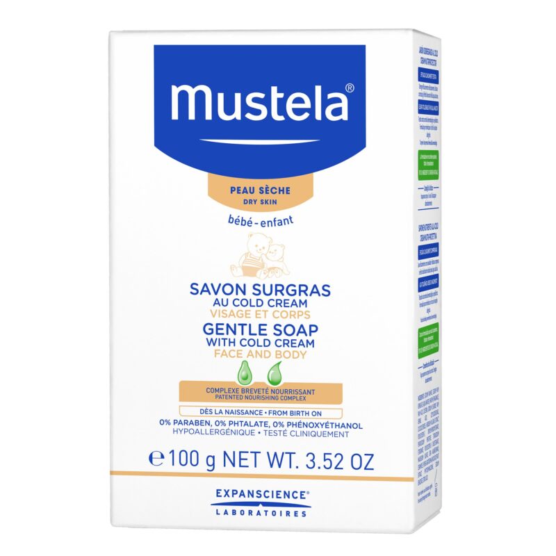 Mustela Bebe Sapun Solid Cu Cold Cream, Săpun, 100gr-0