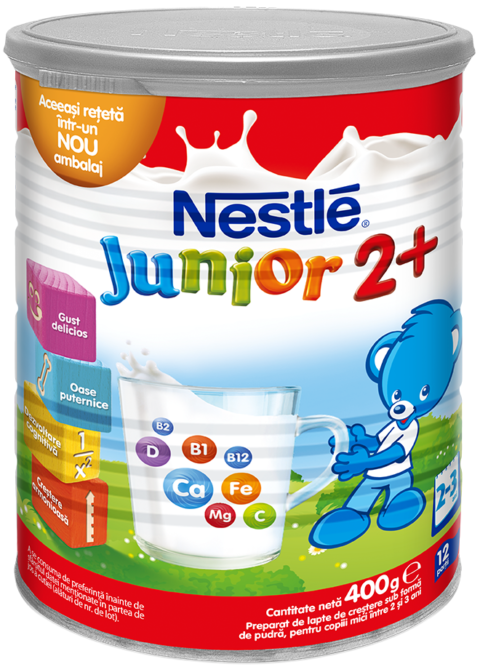 NESTLE Junior 2+ Lapte, Lapte Praf, 350gr-0