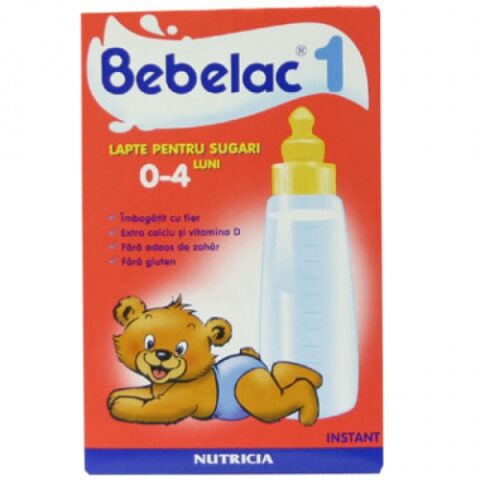 Bebelac 1 Lapte, Lapte Praf 0-6 Luni, 250gr-0